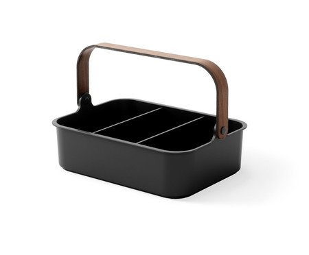 Cesto Organizador Bellwood Bin Preto | Westwing