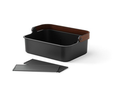 Cesto Organizador Bellwood Bin Preto | Westwing