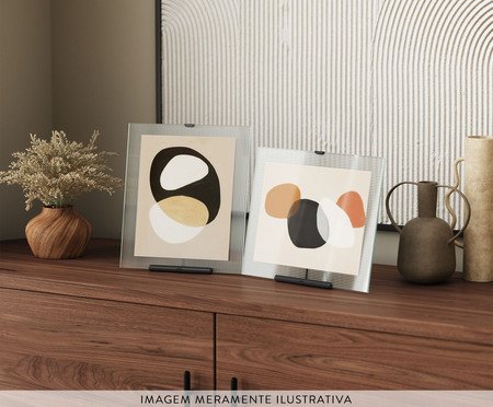 Porta-Retrato  Flute Picture Frame Preto | Westwing