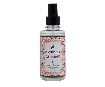 Perfume de Ambiente Linha Cuisine Cravo e Canela