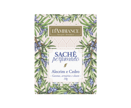 Sachê Perfumado Alecrim e Cedro