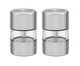 Conjunto de Moedores de Sal e Pimenta Vinci - Prata, Prata | WestwingNow