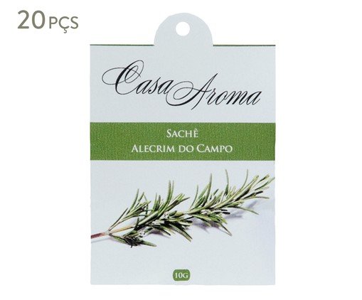 Jogo de Sachês Aromatizantes Alecrim do Campo - 10G, Colorido | WestwingNow