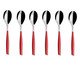 Jogo de Colheres para Café em Inox Glamour Bugatti Vermelha, Vermelho | WestwingNow