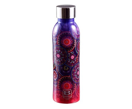 Garrafa de Água em Inox Twin Mandala, Colorido | WestwingNow