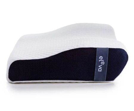 Travesseiro Cervical Ergo Prime Memory Foam Branco e Azul | WestwingNow