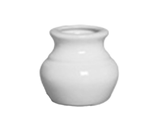 Vaso Solitario Bojudo Mini Standard, Branco | WestwingNow