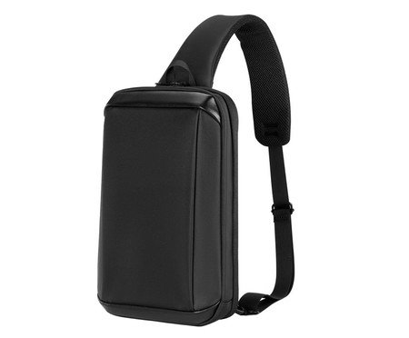 Mochila Transversal Slim Black