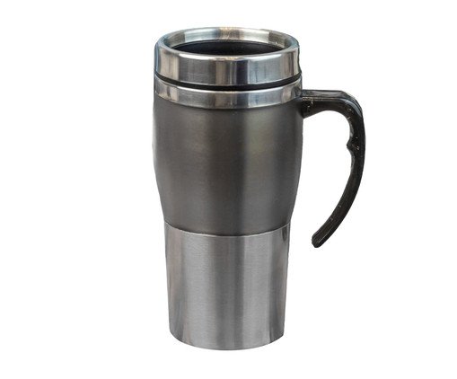 Caneca Térmica em Aço Inox com Tampa Coffee Time, Colorido | WestwingNow