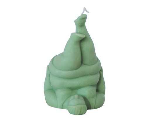 Vela Escultura Yogini Vela Verde, Verde | WestwingNow