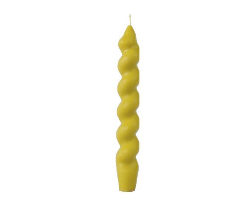 Vela Castiçais Jessica Rabitt Amarelo, Amarelo | WestwingNow