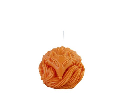 Vela Escultura Raposa Laranja | Westwing