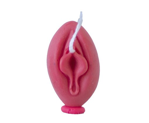 Vela Escultura Vulva Rosa, Rosa | WestwingNow