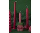 Jogo de Velas Esculturais Donatella Rosa, rosa | WestwingNow