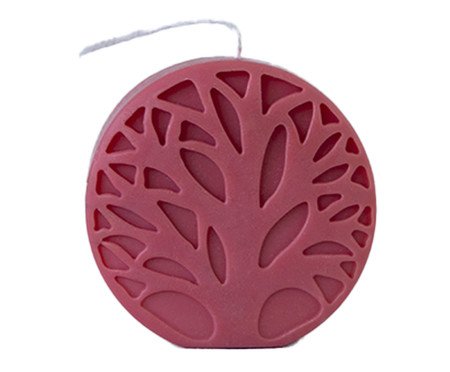 Vela Escultural Árvore da Vida Rosa | Westwing