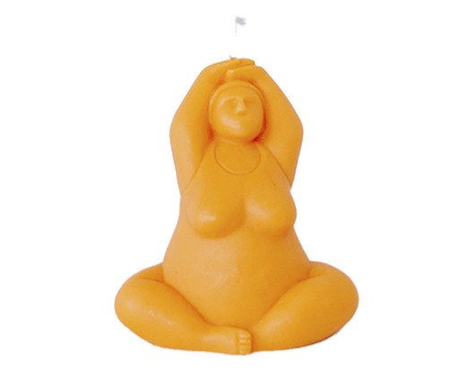 Vela Escultura Yogini Meditaçao Laranja, Laranja | WestwingNow