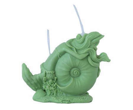 Vela Escultura Sereia Verde | Westwing