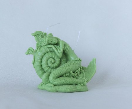 Vela Escultura Sereia Verde | Westwing