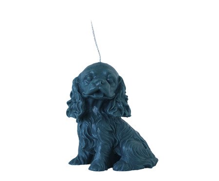 Vela Escultura Dog Lady Turquesa | Westwing