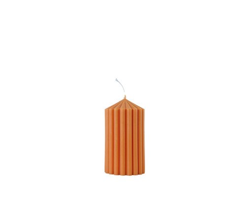 Vela Escultura Isis Laranja, Laranja | WestwingNow