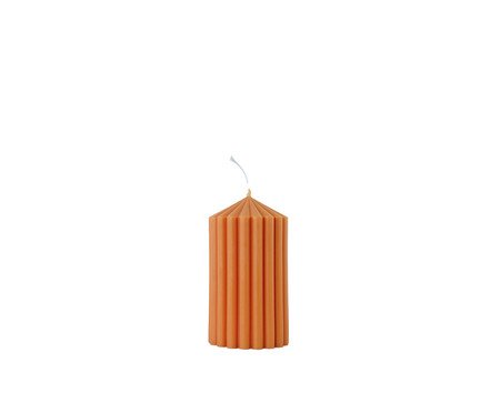 Vela Escultura Isis Laranja | Westwing