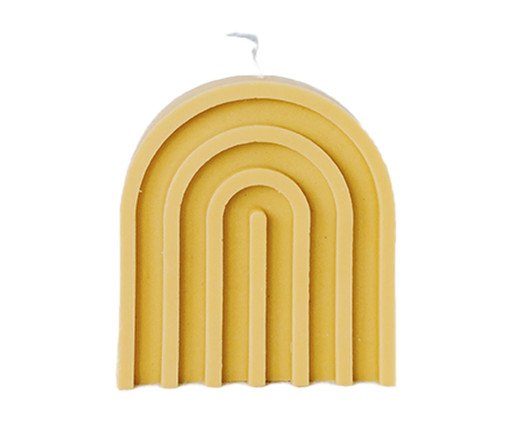 Vela Escultural Arco Íris Xuxa Meneguel Amarelo, Amarelo | WestwingNow