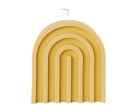 Vela Escultural Arco Íris Xuxa Meneguel Amarelo | Westwing