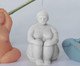 Vela Escultura Yogini Joelho Branco, branco | WestwingNow