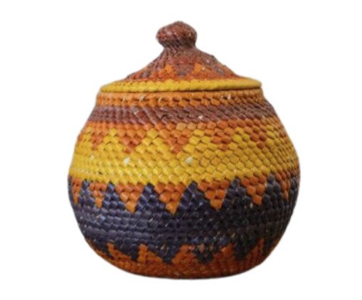 Cesto Tucumã com Tampa G1, multicolor | WestwingNow