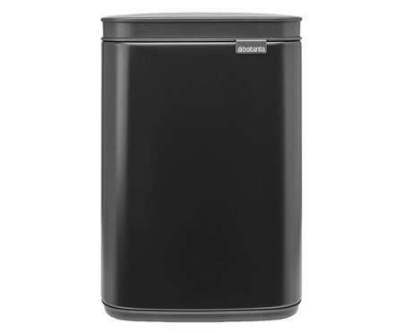 Lixeira em Inox Brabantia Preta