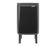 Lixeira em Inox Hi Bin Brabantia Preta, Preto | WestwingNow