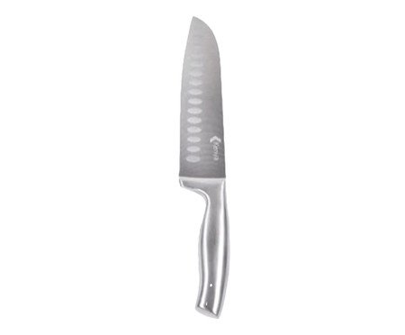 Faca em Inox Santoku Kenya