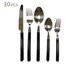 Faqueiro em Inox Stone Preto, Preto | WestwingNow