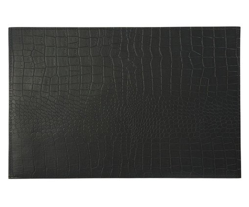 Lugar Americano Alligator Preto, Preto | WestwingNow