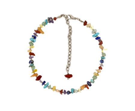 Choker Chakra Prateado