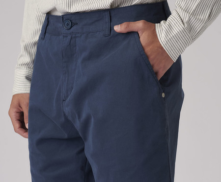 Bermuda Alfaiataria Cotton Blithe Indigo | WestwingNow