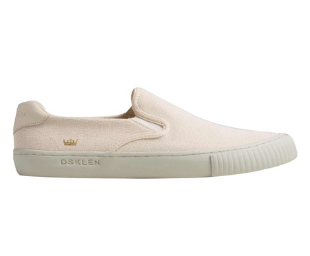 Tênis Canvas Slip On Masculino Cru