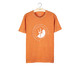 T-Shirt Stone Environmental Stance Caqui, Laranja | WestwingNow