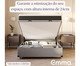 Cama Baú Emma + Colchão Emma Original Cinza - Casal, grey | WestwingNow