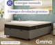 Cama Baú Emma  com Colchão Emma Premium Hybrid - Queen Size, grey | WestwingNow