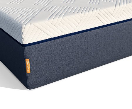 Cama Baú Emma + Colchão Emma Premium Hybrid - Queen Size | Westwing