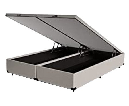 Cama Baú Emma + Colchão Emma Original Cinza - Queen Size | Westwing