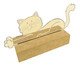 Luminária de Mesa com Led Gato - 20X10X6cm, Transparente | WestwingNow