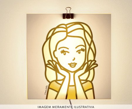 Luminária de Parede com Led Bia e Be Yourself - 20X20X3cm | Westwing