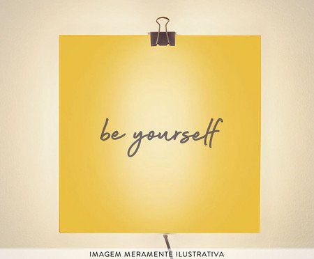 Luminária de Parede com Led Bia e Be Yourself - 20X20X3cm | Westwing