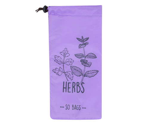 Saco para Armazenar Alimentos Herbs - Lilás, Lilás | WestwingNow