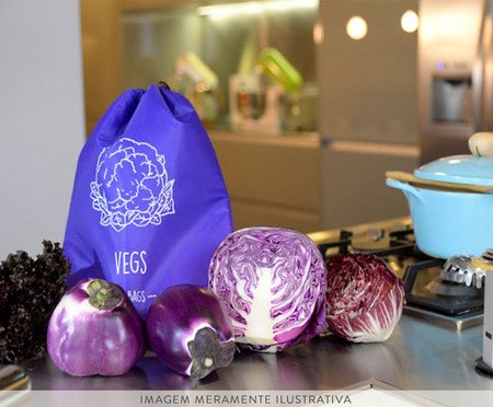 Saco para Armazenar Vegetais - Roxo | WestwingNow
