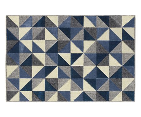 Tapete Debrum Supreme Ladrilho Azul