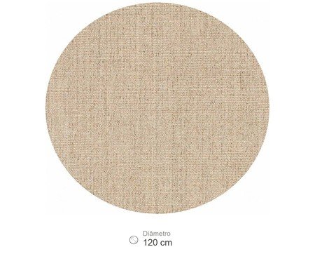 Tapete Redondo Debrum Boucle Bege | Westwing