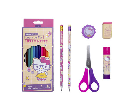 Kit Lápis De Cor 12 Cores Hello Kitty | WestwingNow